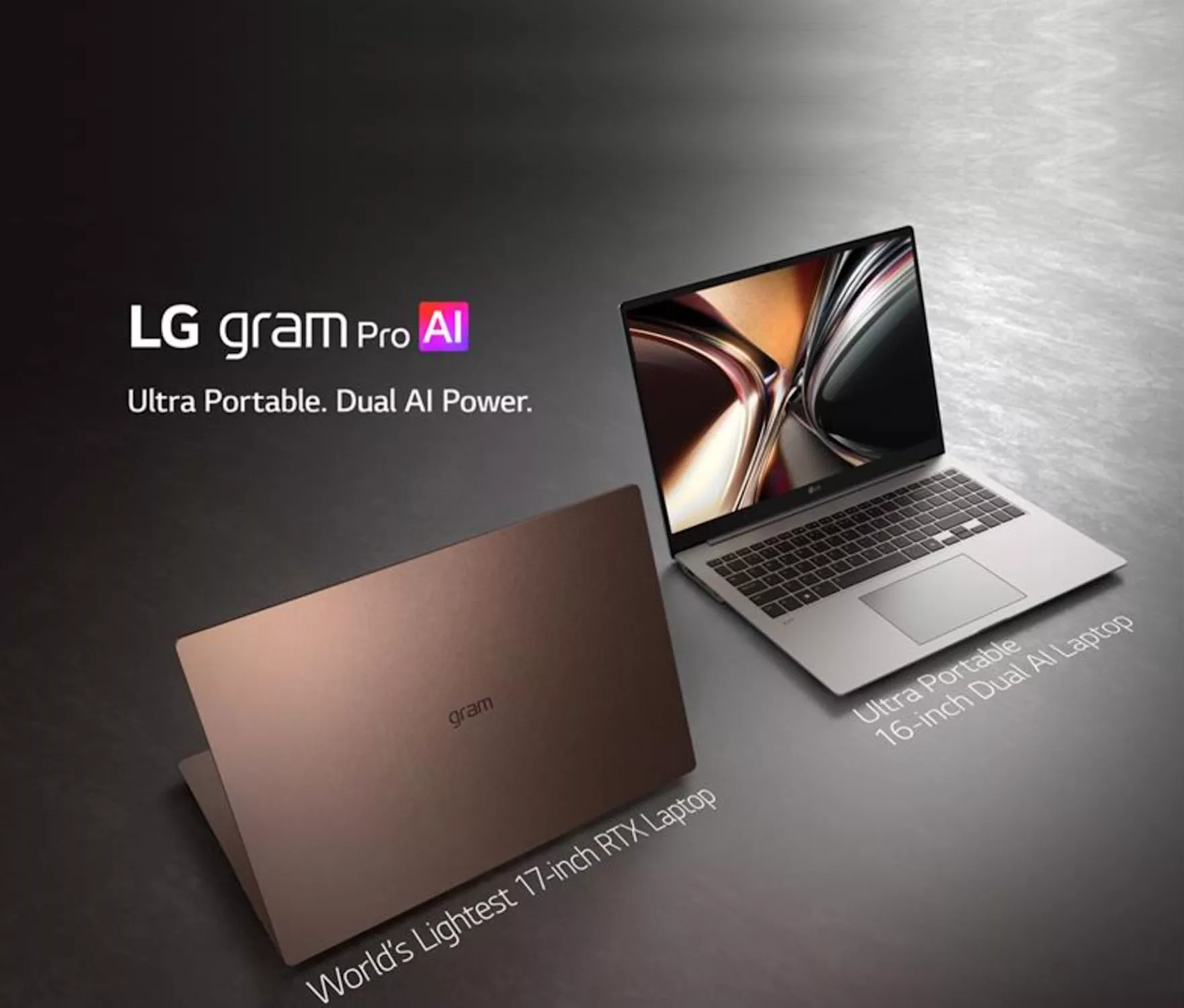 سبک‌ترین لپ‌تاپ ۱۷ اینچی RTX شرکت LG معرفی شد