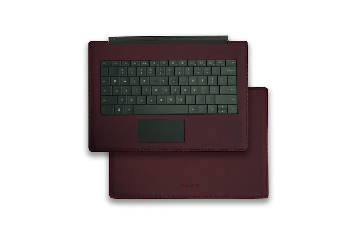 ترمیم و بازسازی کیبورد لپ تاپ Microsoft Surface Pro 4 با کاور جیر و چرم