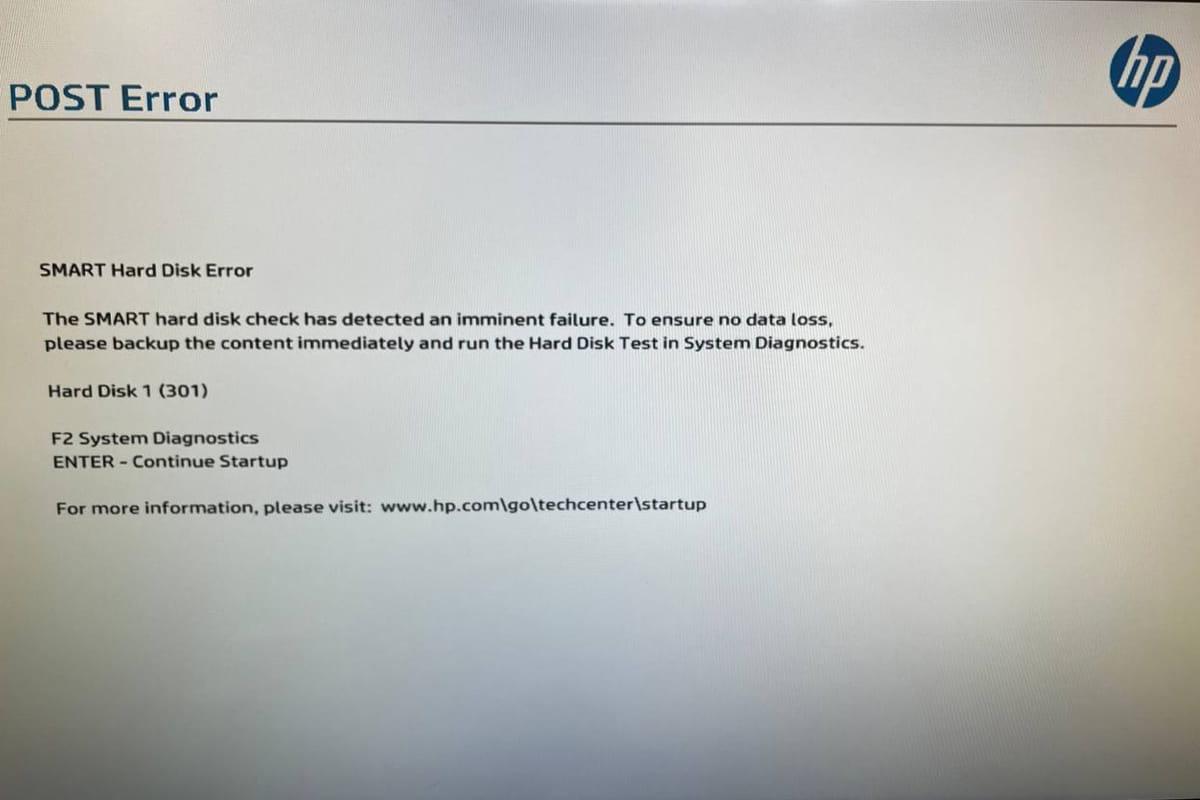 خطای SMART Hard Disk 301؛ اعلام خرابی قریب‌الوقوع هارد