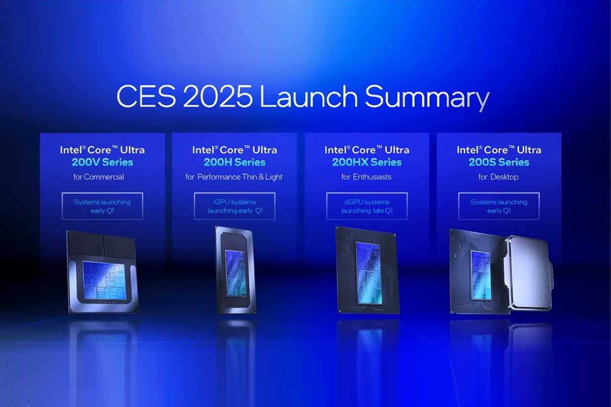 اینتل سری Core Ultra 200HX و 200H را معرفی کرد