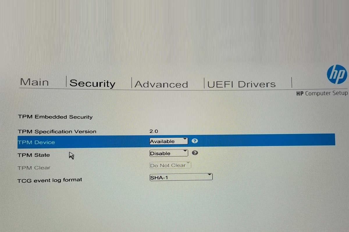 رفع خطاهای TPM Security Device در HP ZBook Power G8