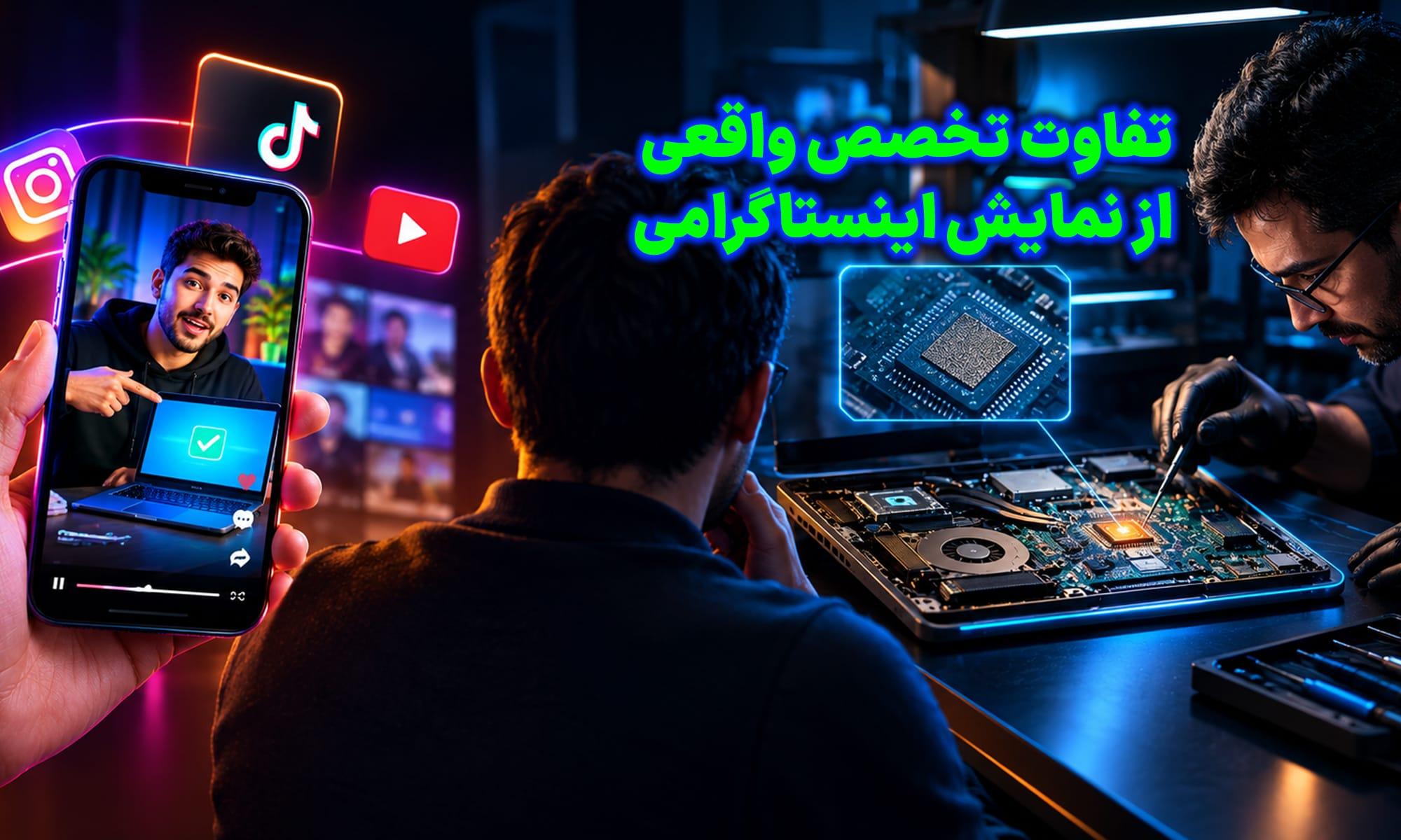تمایز تخصص واقعی از نمایش اینستاگرامی