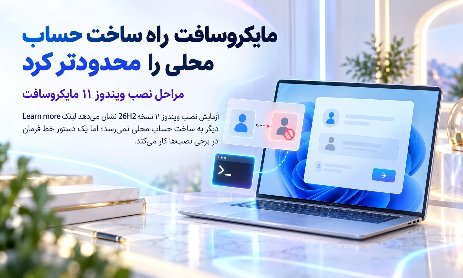 مراحل نصب ویندوز ۱۱ مایکروسافت